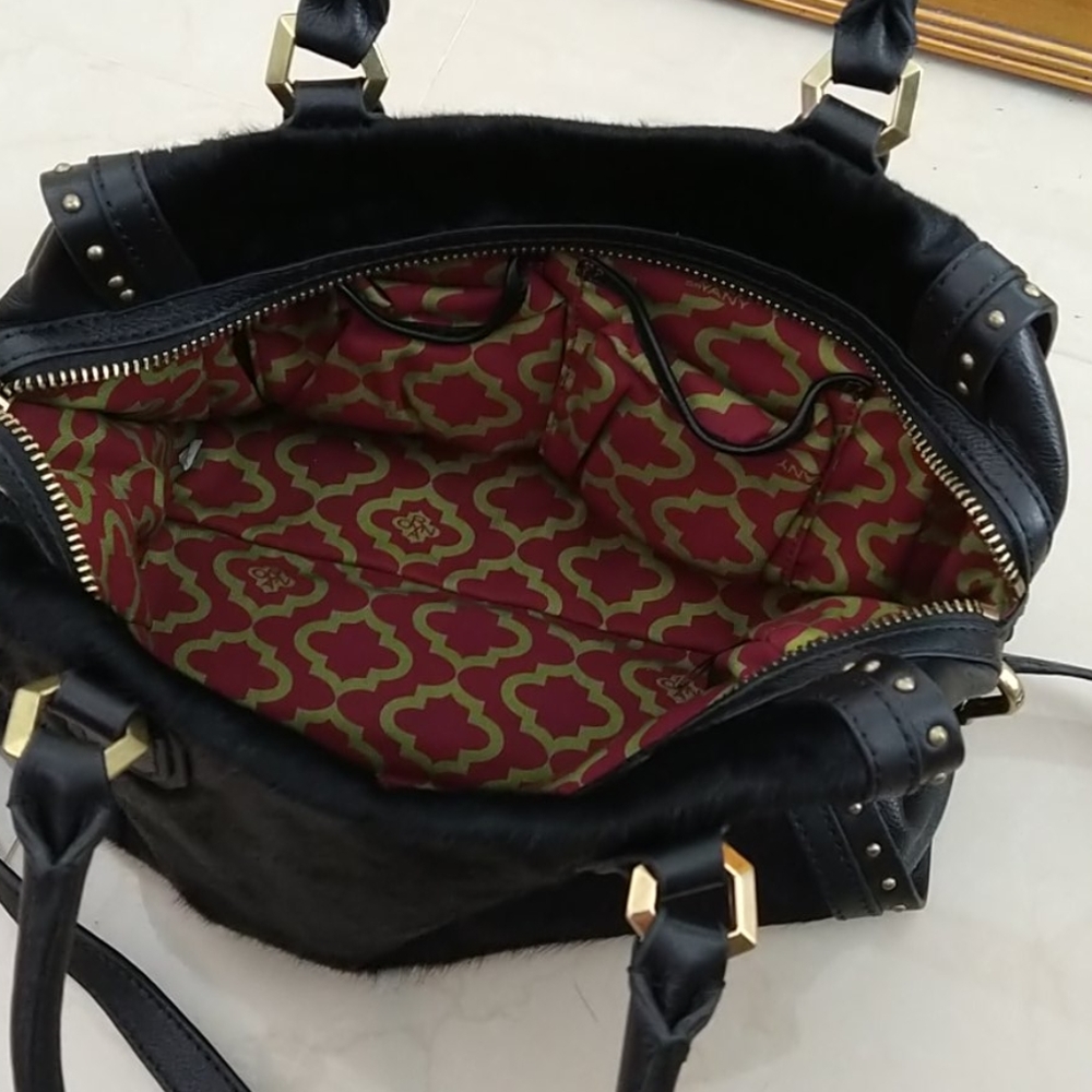 Silky black purse
